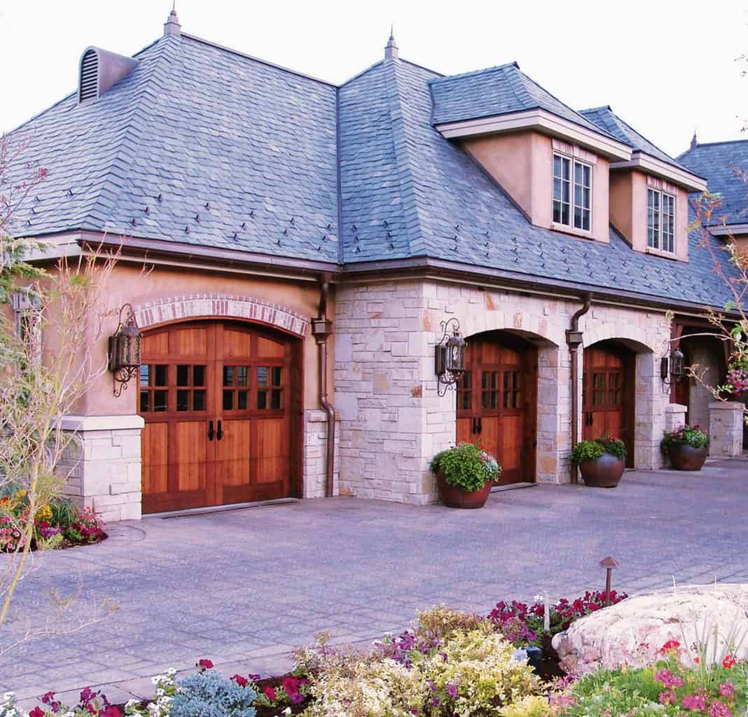 Residential Custom Wood Garage Door