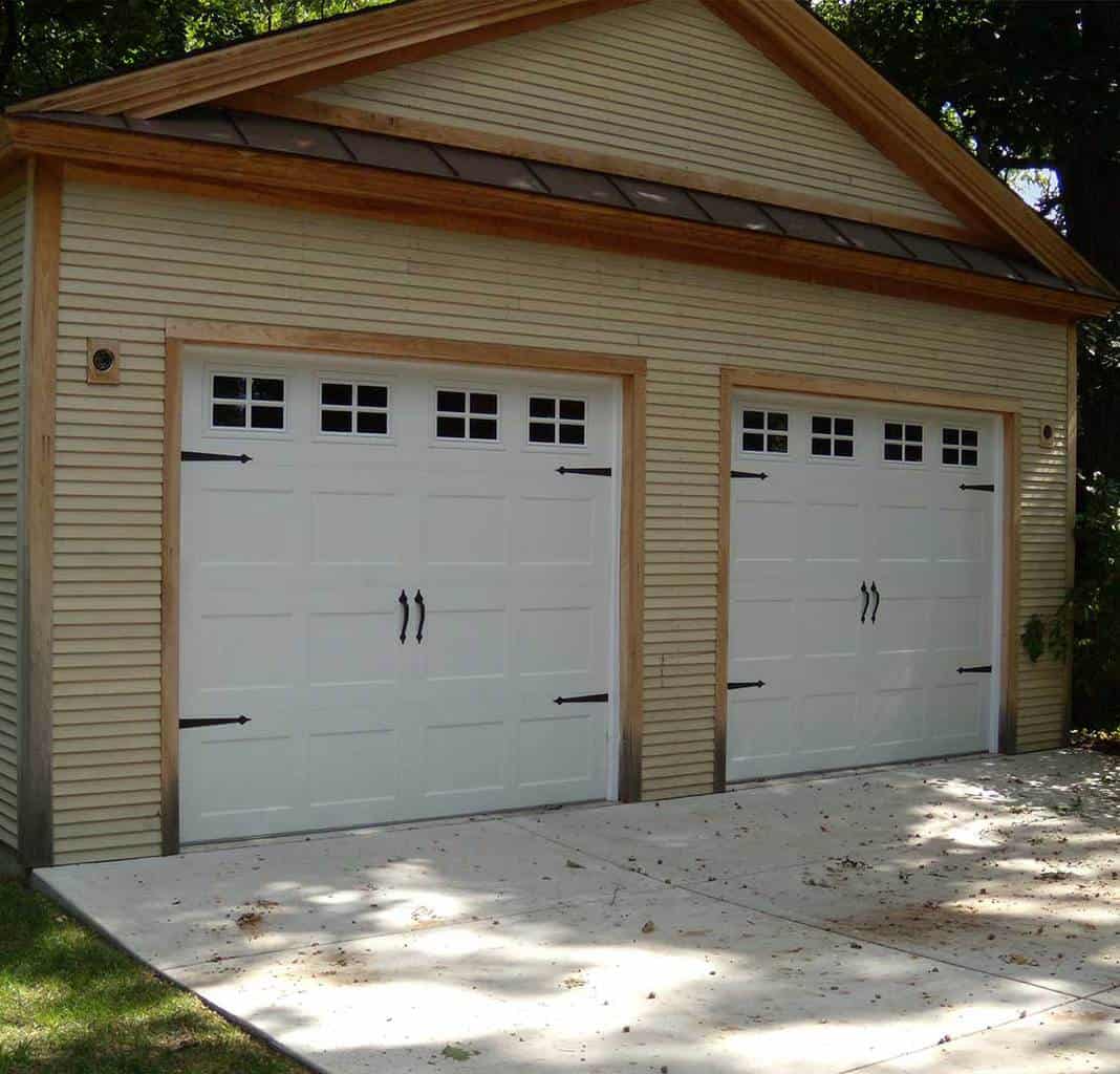 Prairie style garage door